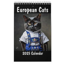Calendrier européen des chats