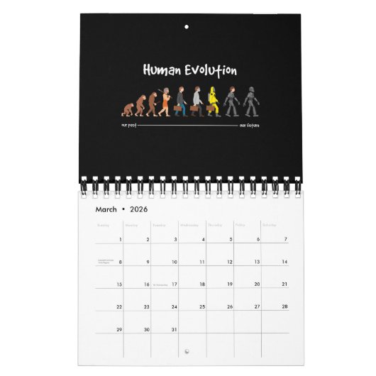 Calendrier Evolution - un avenir robotisé (Mar 2026)