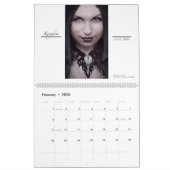 Calendrier Évoquez, l'art des illustrations d'ange (Feb 2026)