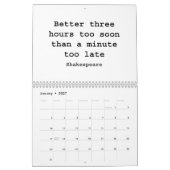 Calendrier Excellents changements de ~ de l'édition 3 de (Jan 2027)