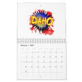 Calendrier Exclamation de bande dessinée Idaho (Feb 2027)