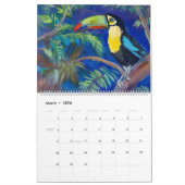 Calendrier Exotic Birds (Mar 2026)