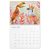 Calendrier Exotic Birds (Jan 2027)