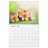 Calendrier Exotic Flowers Calendar (Feb 2026)