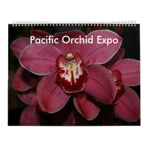 Calendrier Expo Pacifique d'orchidée