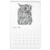Calendrier Expressive Wildlife Calendar (Jan 2026)
