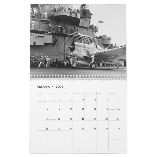 Calendrier F6F Hellcat (Feb 2026)
