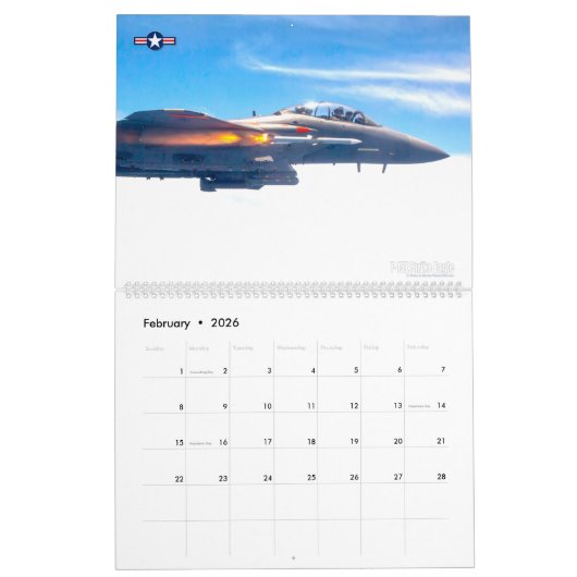 CALENDRIER F-15 EAGLE (Feb 2026)