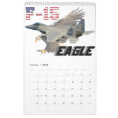 Calendrier F-15C Eagle (Jan 2026)