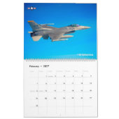 CALENDRIER F-16 FALCON DE COMBAT (Feb 2027)