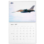 CALENDRIER F-16 FALCON DE COMBAT (Mar 2027)