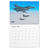 CALENDRIER F-16 FALCON DE COMBAT (Feb 2027)