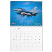 CALENDRIER F-16 FALCON DE COMBAT (Mar 2027)
