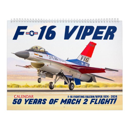 CALENDRIER F-16 VIPER - 50 ANS DE MACH 2 VOL ! (Protection)