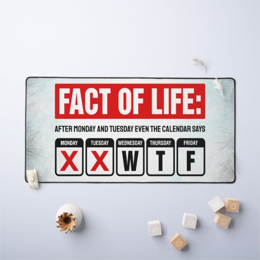 Calendrier Fact of Life dit WTF Humour (Tableau pour enfants)