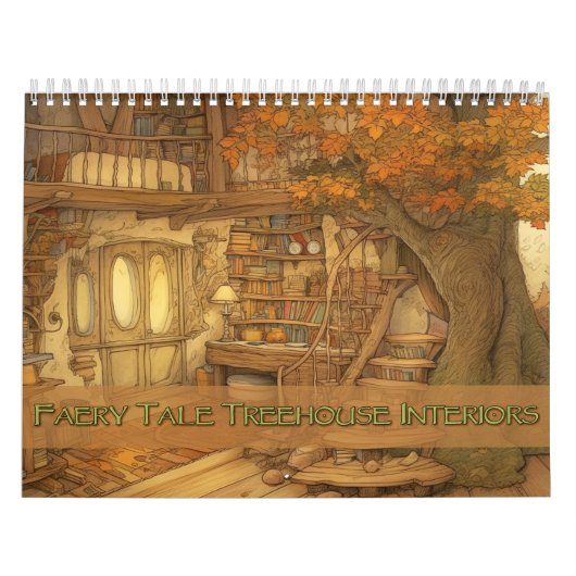 Calendrier Faery Tale Treehouse Interiors Calendar (Protection)