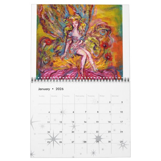 Calendrier FAILLES EN TOSCANE 2017 Imaginaire Art (Jan 2026)