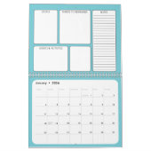 Calendrier Faisons ceci - Planificateur avec Buts et 2 photos (Jan 2026)