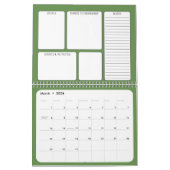 Calendrier Faisons ceci - Planificateur avec Buts et 2 photos (Mar 2026)