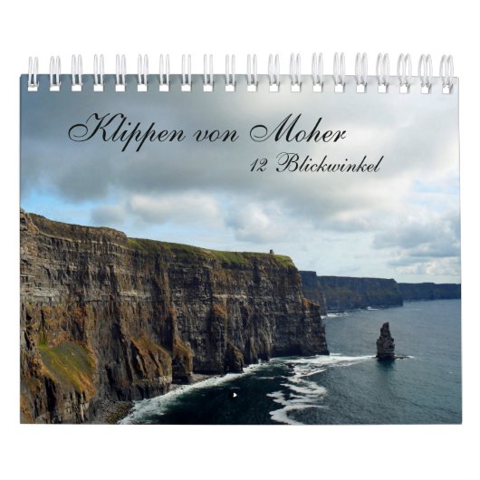 Calendrier Falaises de Moher 12 Angle de vue (Protection)