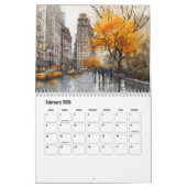Calendrier Fall in New York-USA Calendar (Feb 2026)