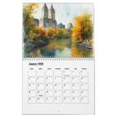 Calendrier Fall in New York-USA Calendar (Jan 2026)