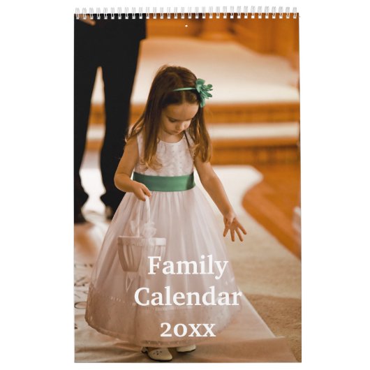 Calendrier Familial Avec De Bonnes Photos (Protection)