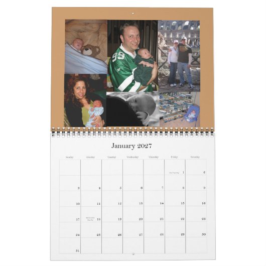 Calendrier Famille 2010 de Weiss (Jan 2027)