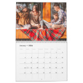 Calendrier Famille | Boho Texte superposer avec vos photos (Jan 2026)
