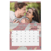 Calendrier Famille Cute Boho Créer Votre Propre Photo (Feb 2026)