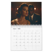 Calendrier Famille de cinéma rétro (Mar 2026)