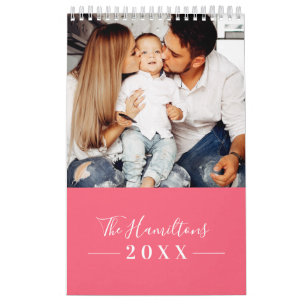 Calendrier Famille de photos simple moderne 2022