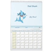Calendrier Famille de Requins Heureux (Jan 2027)