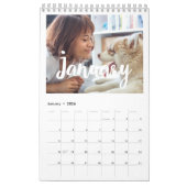 Calendrier Famille de scripts modernes 2025 (Jan 2026)