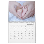 Calendrier Famille mensuelle personnalisée de photos multiple (Jan 2026)