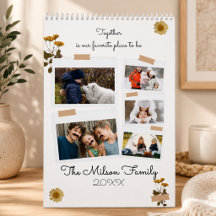 Famille Moderne Photo Personnalisée Minimaliste