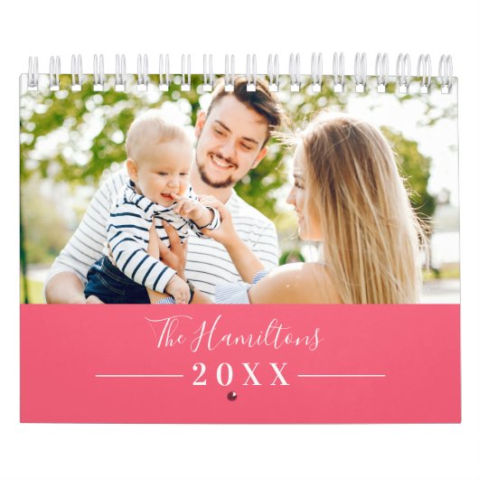 Calendrier Famille Photo Simple Cute 2022 (Protection)