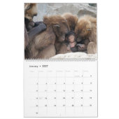Calendrier Familles animales (Jan 2027)