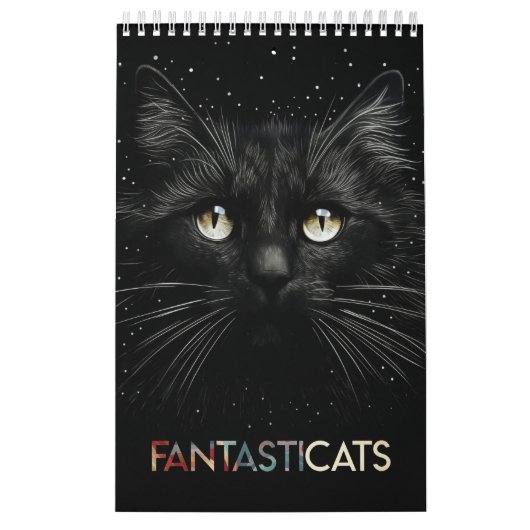 Calendrier FANTASTICATS - Portraits de chats en gros (Protection)
