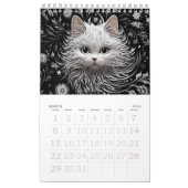 Calendrier FANTASTICATS - Portraits de chats en gros (Mar 2026)