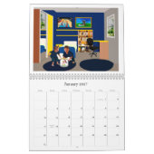 Calendrier Fantastique 2026 sur un an (Jan 2027)