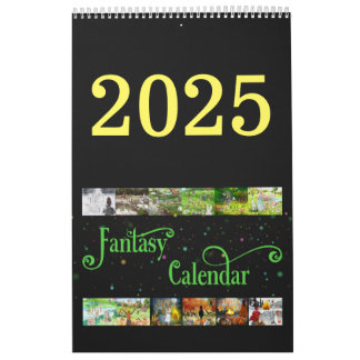 Calendrier Fantastique Celtique Illustré 2025