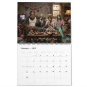 Calendrier Fantastique de Cryptides Bigfoot Sirène (Feb 2027)