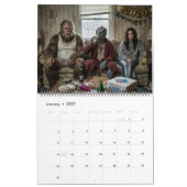Calendrier Fantastique de Cryptides Bigfoot Sirène (Jan 2027)