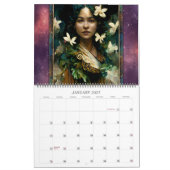 Calendrier Fantastique des Déesses 2027 (Jan 2027)