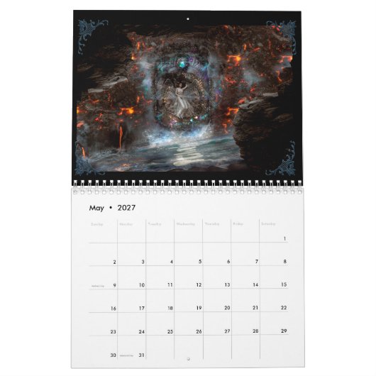 Calendrier fantasy calendar starscoldnight (Mai 2027)