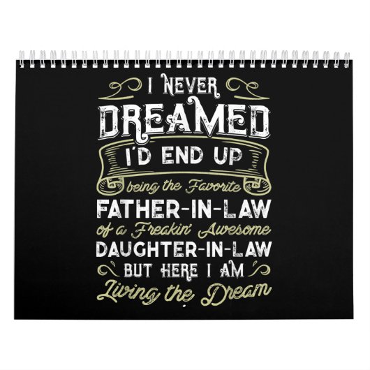 Calendrier Far In Law Of A Freaking Awesome Daughter (Protection)