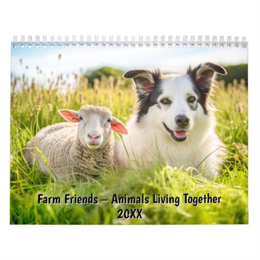 Calendrier Farm Friends – Animals Living Together (Protection)
