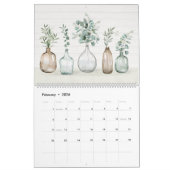 Calendrier Farmhouse moderne 2024 (Feb 2026)