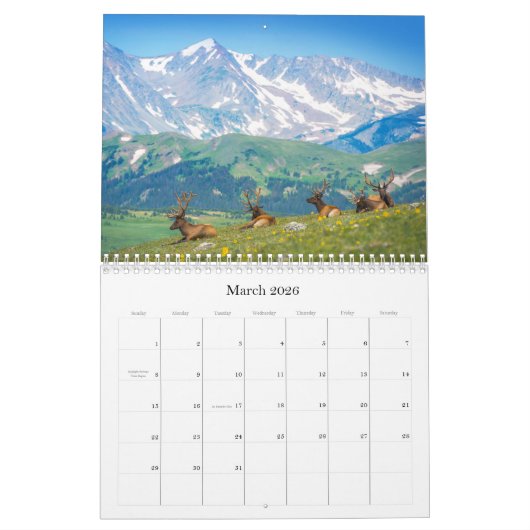Calendrier Faune (Mar 2026)